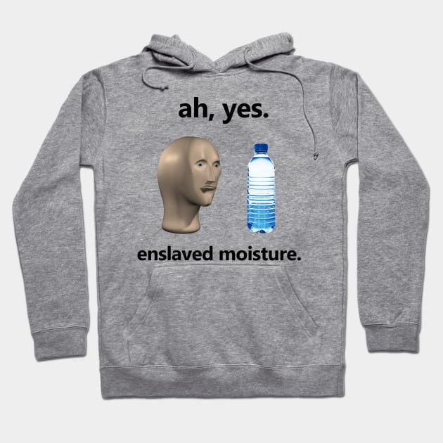 Ah Yes Enslaved Moisture T-shirt, Funny Dank Meme T-shirt, Meme Shirt, Surreal Meme T-shirt, Funny Meme Gift Hoodie by Hamza Froug